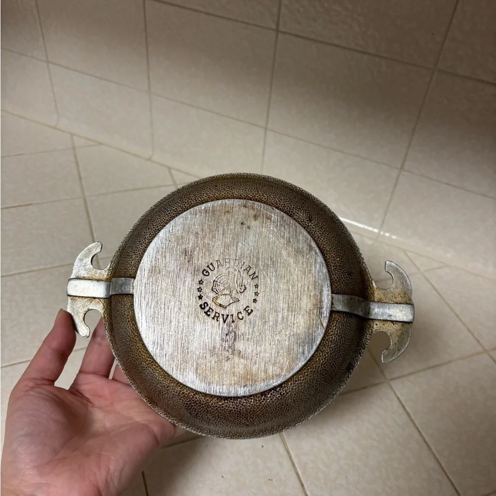 Vintage Guardian Service Cookware Heavy Hammered Aluminum Pan Dish
